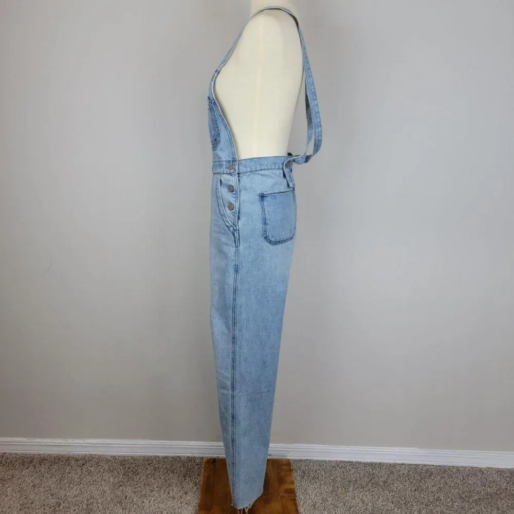 Joe's Captivate The Wide Leg High Rise Overall Jea - Picture 6 of 16